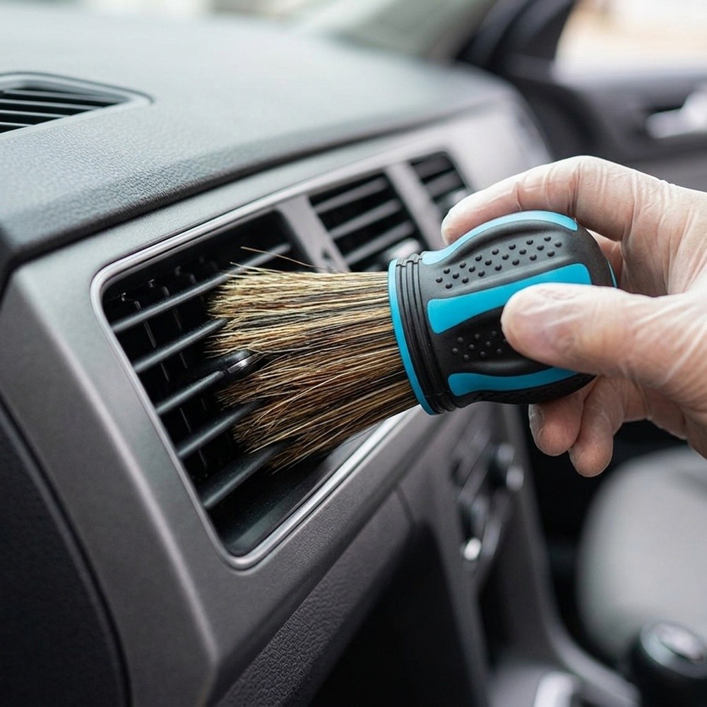 車内清掃用ブラシ、自動車の細部清掃用ブラシ。コンパクトなデザ - Dirt Brush Interior のレビューと価格